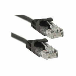 Патч-корд PowerPlant (CA911646) cat.5e, UTP, 10 м, чорний