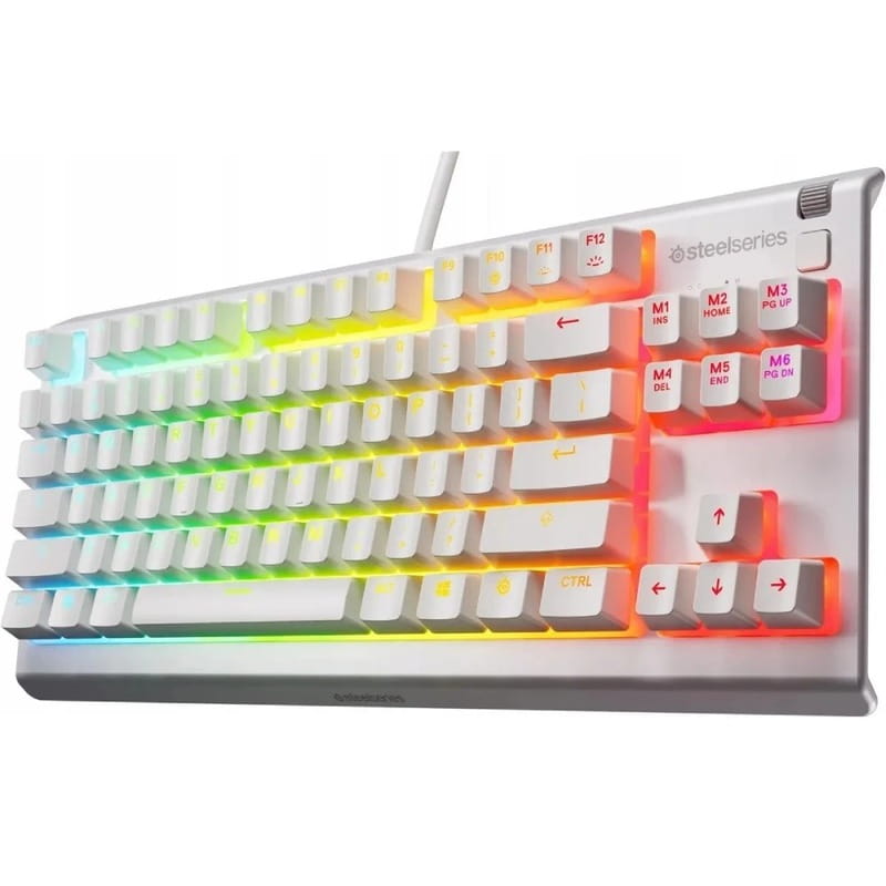 Игровая клавиатура SteelSeries Apex 3 TKL UA White (64819)