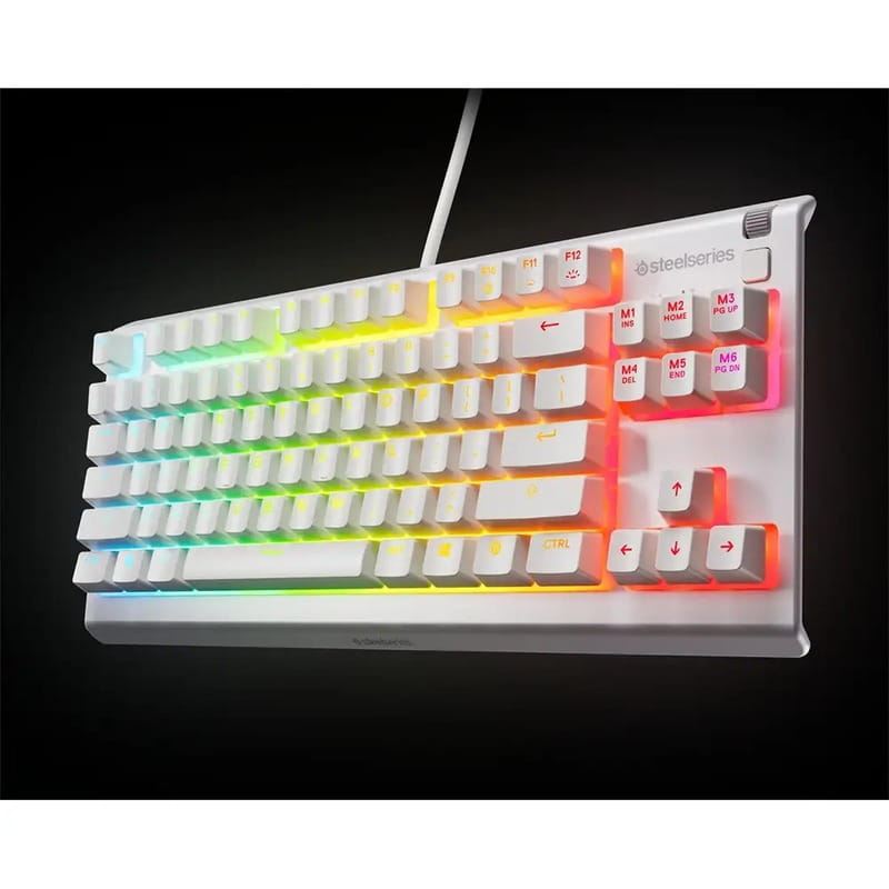 Игровая клавиатура SteelSeries Apex 3 TKL UA White (64819)