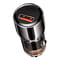 Фото - Автомобильное зарядное устройство XO CC58 (USB, USB-C, 3.25A) 95W Dark Grey | click.ua