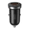 Фото - Автомобильное зарядное устройство XO CC56 (USB, USB-C, 3A) 30W Black | click.ua