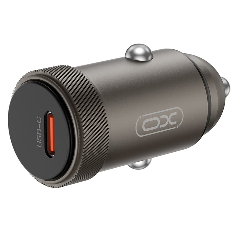 Автомобильное зарядное устройство XO CC70 (USB-C, 3A) 30W Black