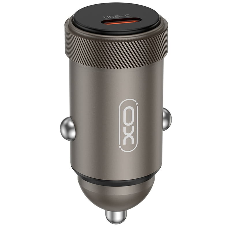 Автомобильное зарядное устройство XO CC70 (USB-C, 3A) 30W Black