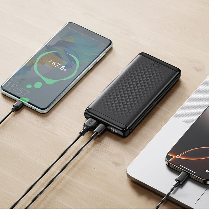 Универсальная мобильная батарея XO PB308 10000mAh 22.5W Black