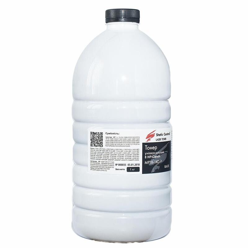 Тонер SCC (MPT8-1KG-P) HP LJ универсальный Black 1000г