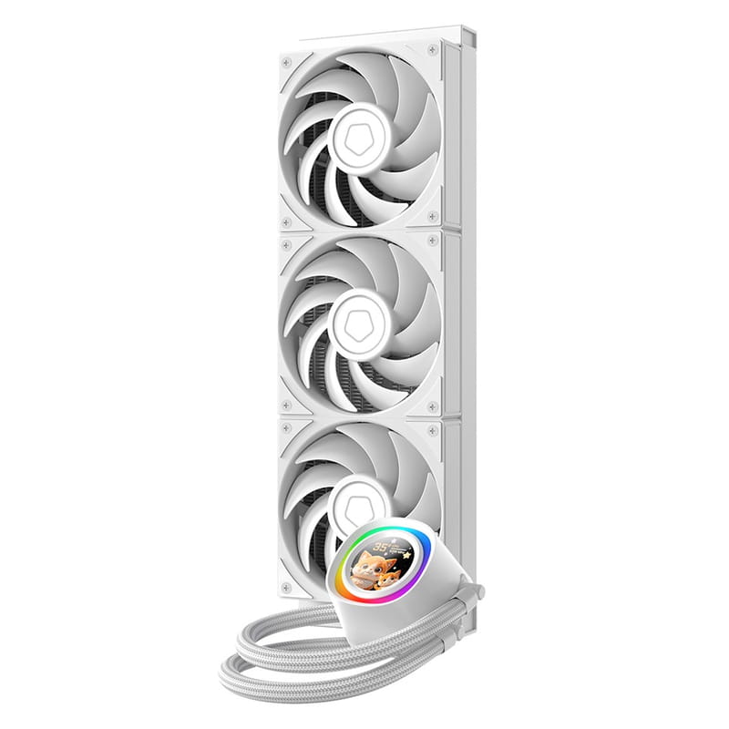 Система водяного охолодження ID-Cooling FX360 LCD PE White