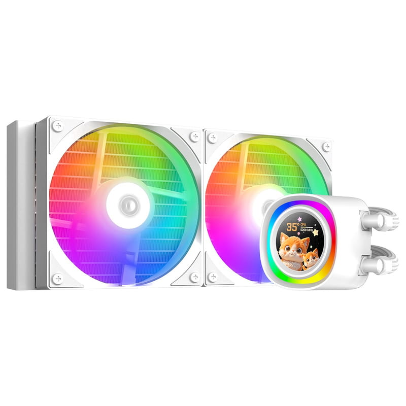 Система водяного охлаждения ID-Cooling FX240 LCD White