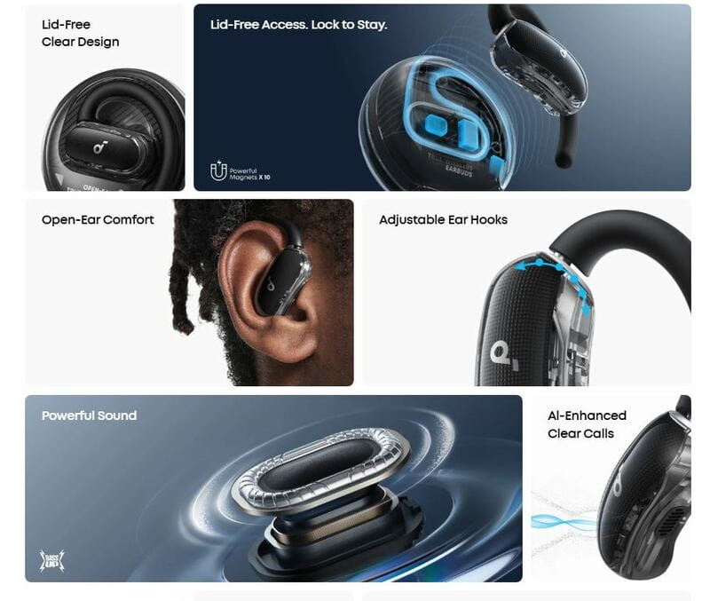 Bluetooth-гарнітура Anker SoundCore V40i Black (A3878G11)