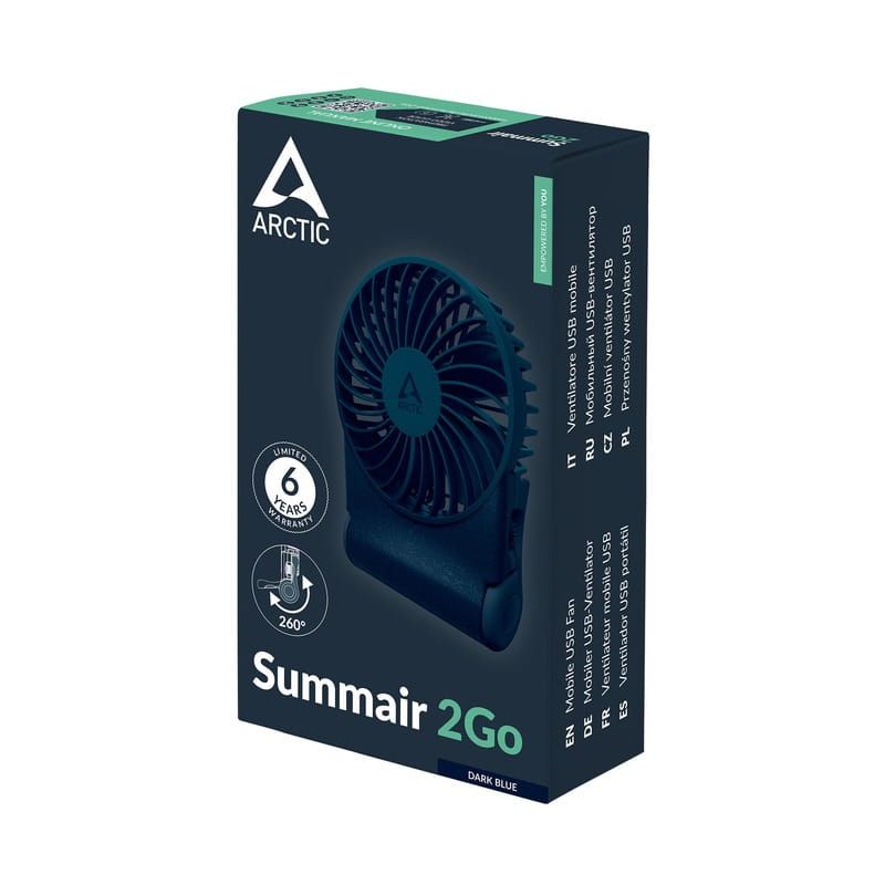 Вентилятор Arctic Summair 2Go Dark Blue (AEBRZ00028A)