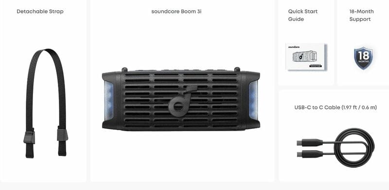 Акустична система Anker SoundCore Boom 3i Black (D5100010)