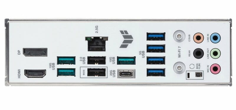 Материнська плата Asus TUF Gaming B850-BTF WiFi White