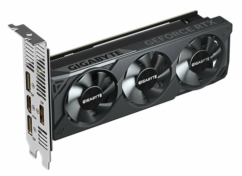 Видеокарта GF RTX 5060 8GB GDDR7 Low Profile OC Gigabyte (GV-N5060OC-8GL)