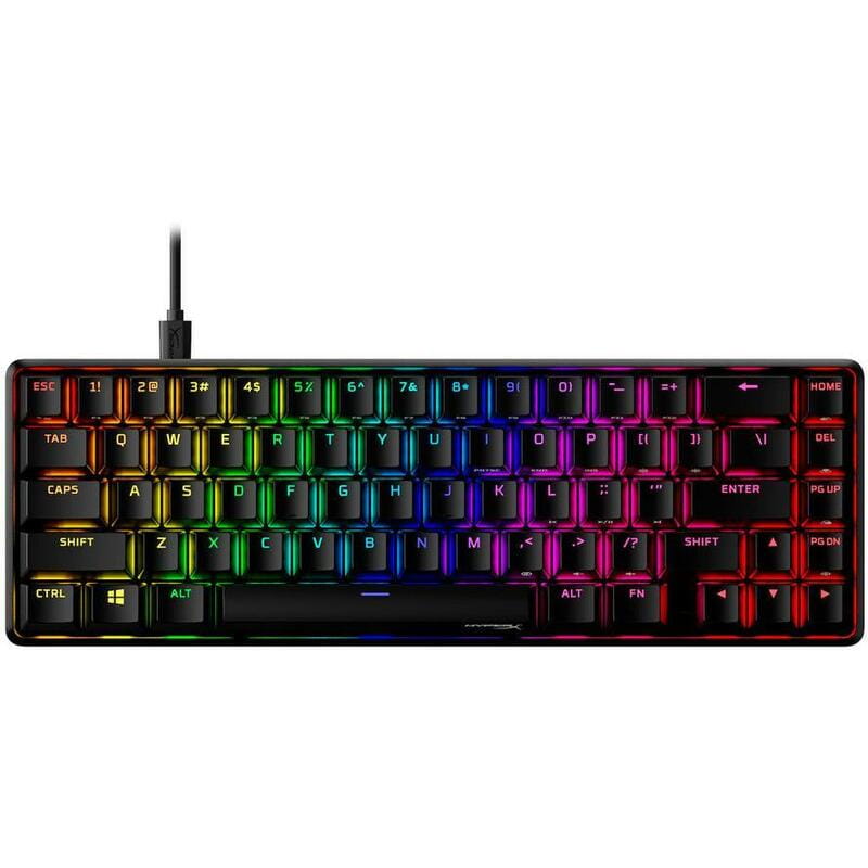 Клавиатура HyperX Alloy Origins 65 Red RGB ENG/UA Black (4P5D6AA)