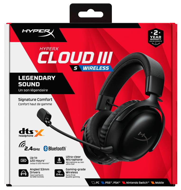 Гарнитура HyperX Cloud III S Black (A59YZAA)