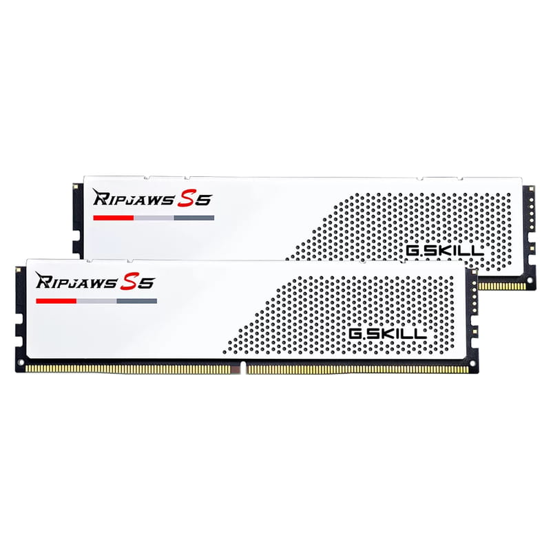 Модуль пам`ятi DDR5 2x32GB/5600 G.Skill Ripjaws S5 White (F5-5600J3636D32GX2-RS5W)