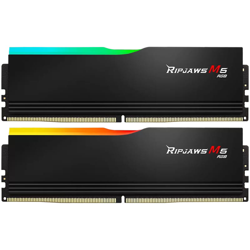 Модуль памяти DDR5 2x16GB/6000 G.Skill Ripjaws M5 RGB Black (F5-6000J3636F16GX2-RM5RK)