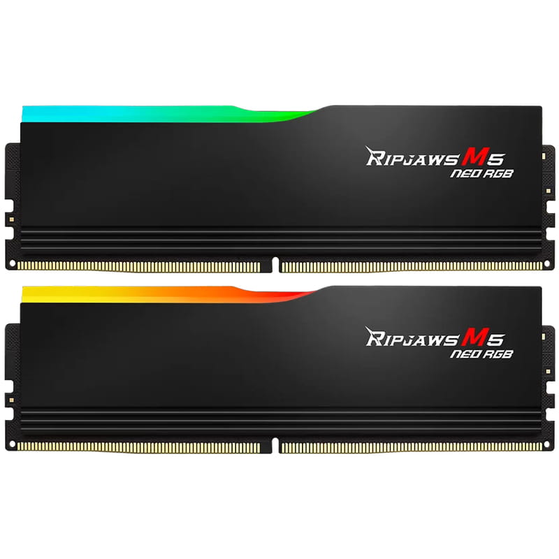 Модуль памяти DDR5 2x32GB/6000 G.Skill Ripjaws M5 Neo RGB Black (F5-6000J3636F32GX2-RM5NRK)