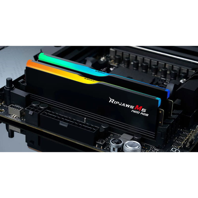 Модуль памяти DDR5 2x32GB/6000 G.Skill Ripjaws M5 Neo RGB Black (F5-6000J3636F32GX2-RM5NRK)