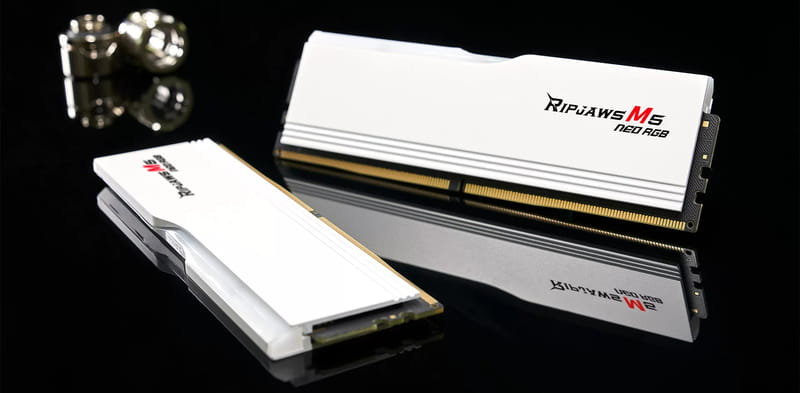 Модуль памяти DDR5 2x32GB/6000 G.Skill Ripjaws M5 Neo RGB White (F5-6000J3636F32GX2-RM5NRW)