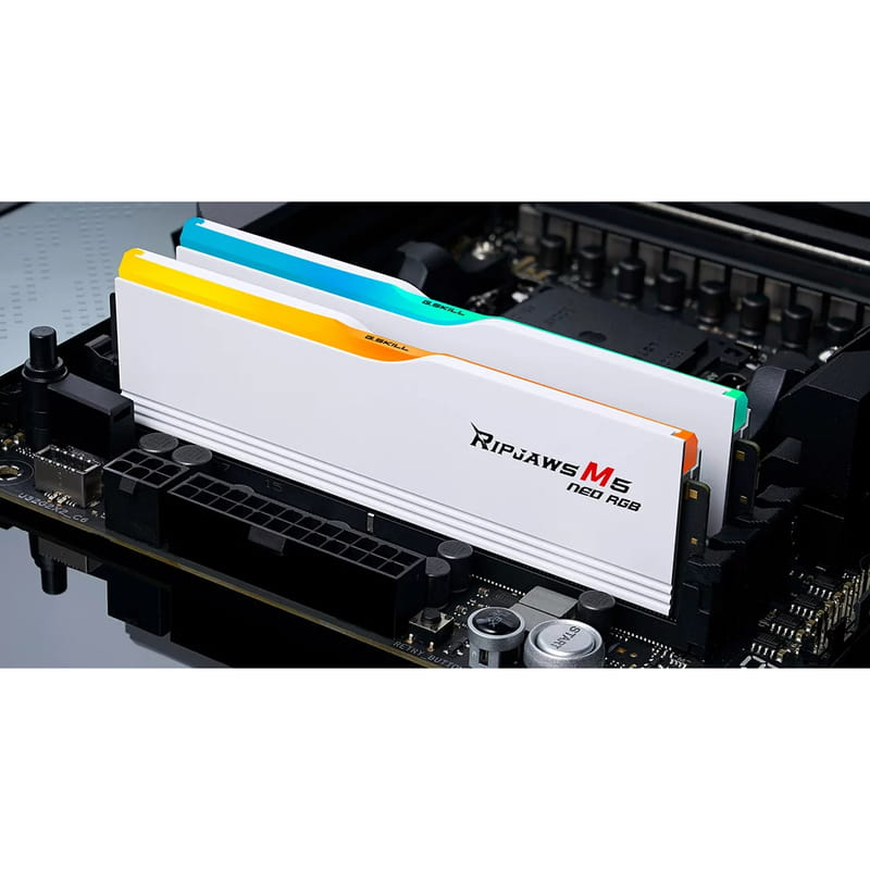 Модуль памяти DDR5 2x32GB/6000 G.Skill Ripjaws M5 Neo RGB White (F5-6000J3636F32GX2-RM5NRW)