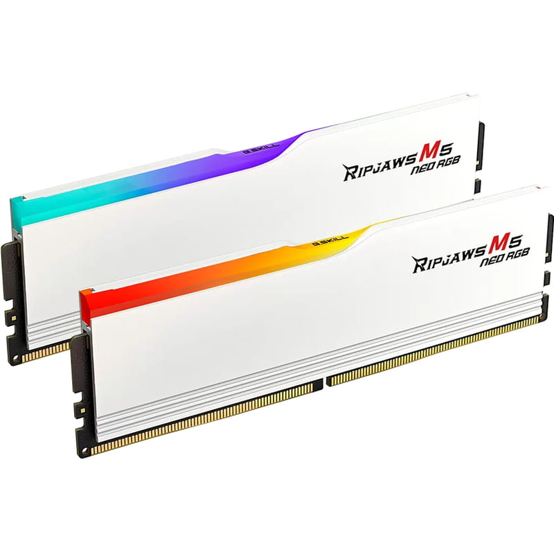 Модуль памяти DDR5 2x32GB/6000 G.Skill Ripjaws M5 Neo RGB White (F5-6000J3636F32GX2-RM5NRW)