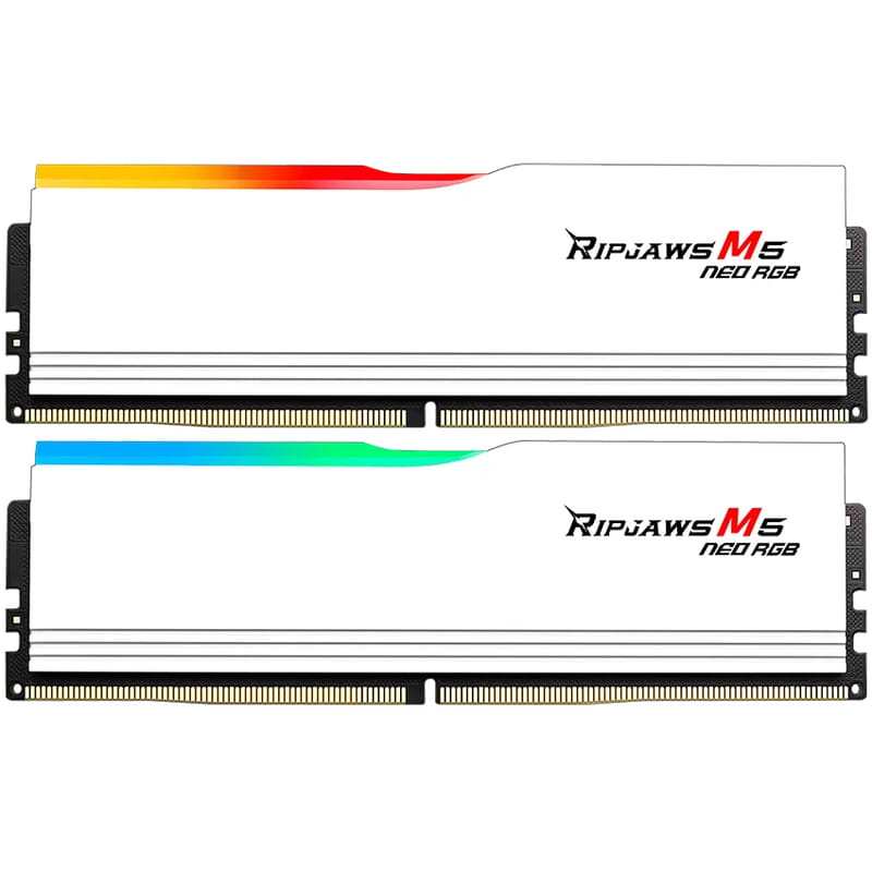 Модуль памяти DDR5 2x32GB/6000 G.Skill Ripjaws M5 Neo RGB White (F5-6000J3636F32GX2-RM5NRW)
