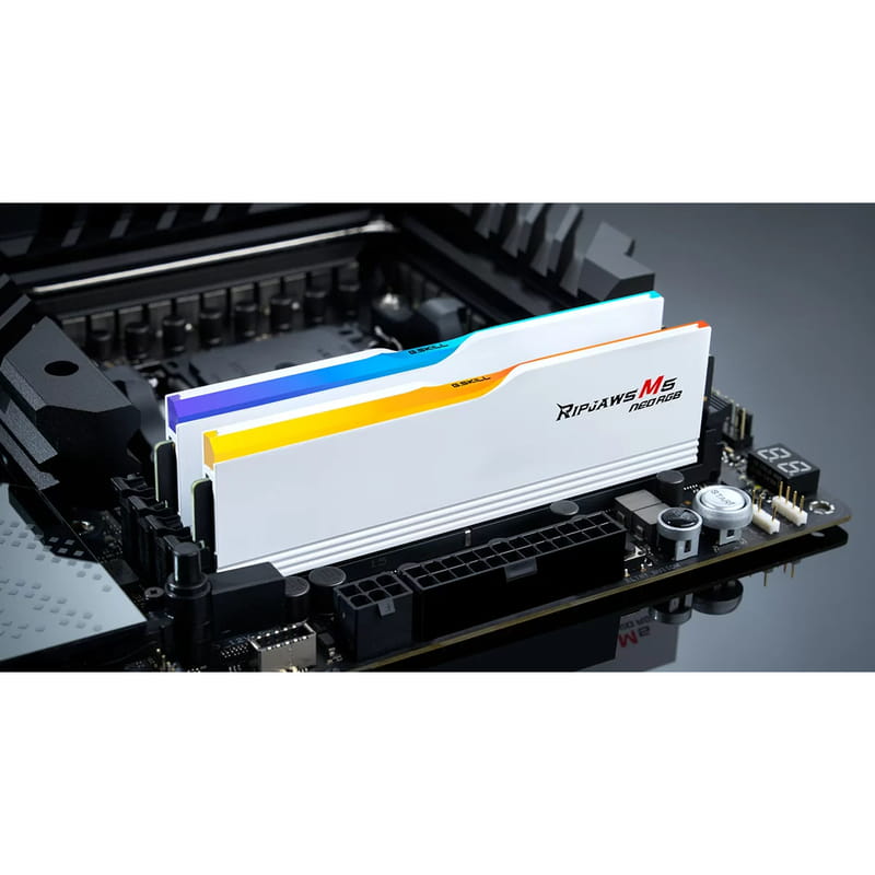 Модуль памяти DDR5 2x32GB/6000 G.Skill Ripjaws M5 Neo RGB White (F5-6000J3636F32GX2-RM5NRW)