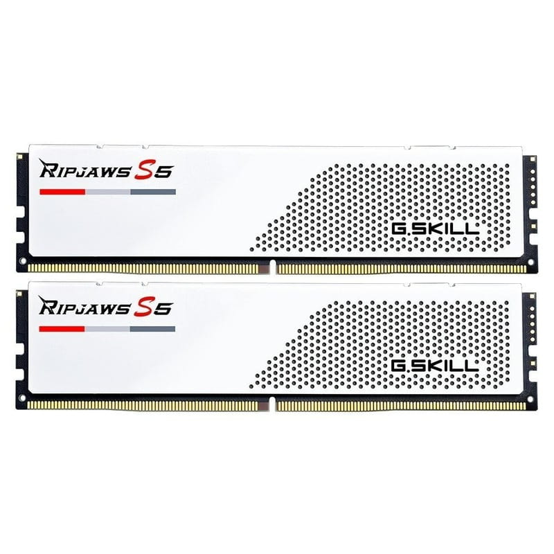 Модуль памяти DDR5 2x16GB/6400 G.Skill Ripjaws S5 White (F5-6400J3648F16GX2-RS5W)