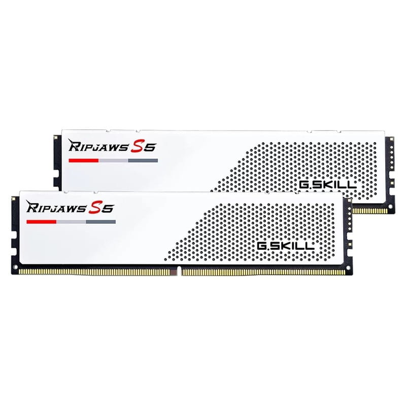 Модуль памяти DDR5 2x16GB/6400 G.Skill Ripjaws S5 White (F5-6400J3648F16GX2-RS5W)