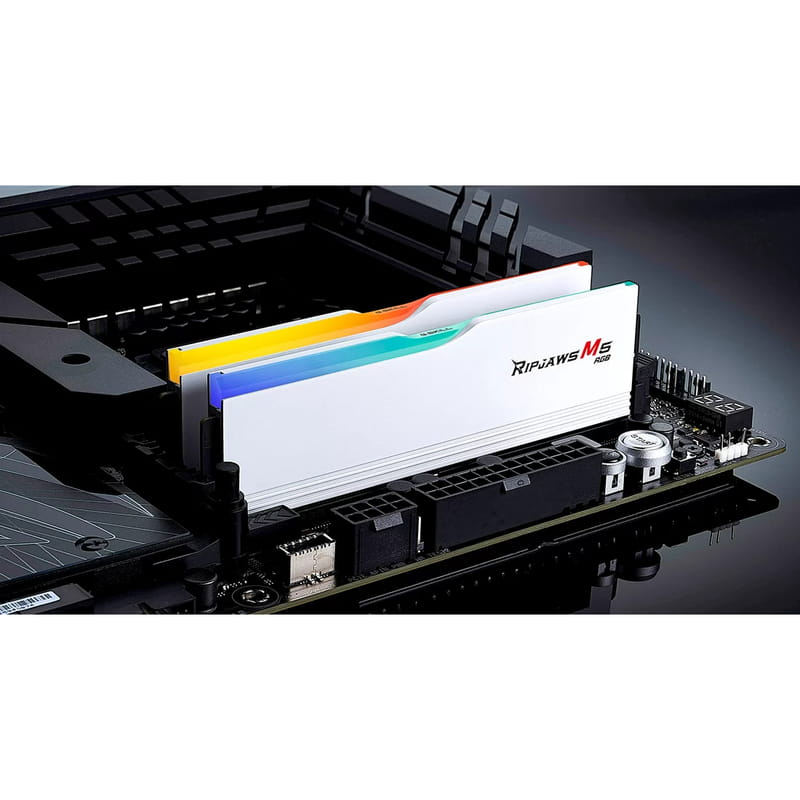 Модуль пам`ятi DDR5 2x16GB/6400 G.Skill Ripjaws M5 RGB White (F5-6400J3648F16GX2-RM5RW)