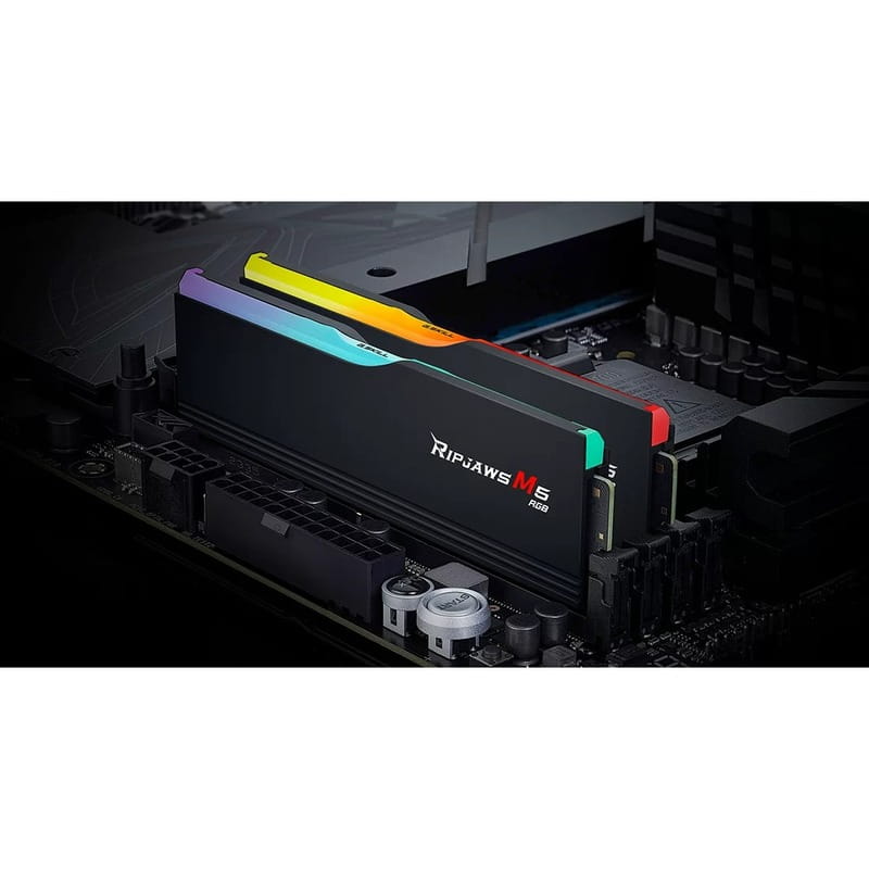 Модуль памяти DDR5 2x32GB/6400 G.Skill Ripjaws M5 RGB Black (F5-6400J3239G32GX2-RM5RK)