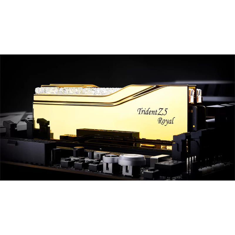 Модуль памяти DDR5 2x32GB/6000 G.Skill Trident Z5 Royal Gold (F5-6000J2836G32GX2-TR5G)
