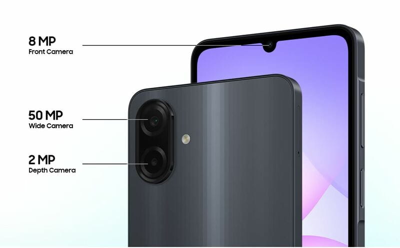 Смартфон Samsung Galaxy A07 SM-A075 4/128GB Black (SM-A075FZKGSEK)