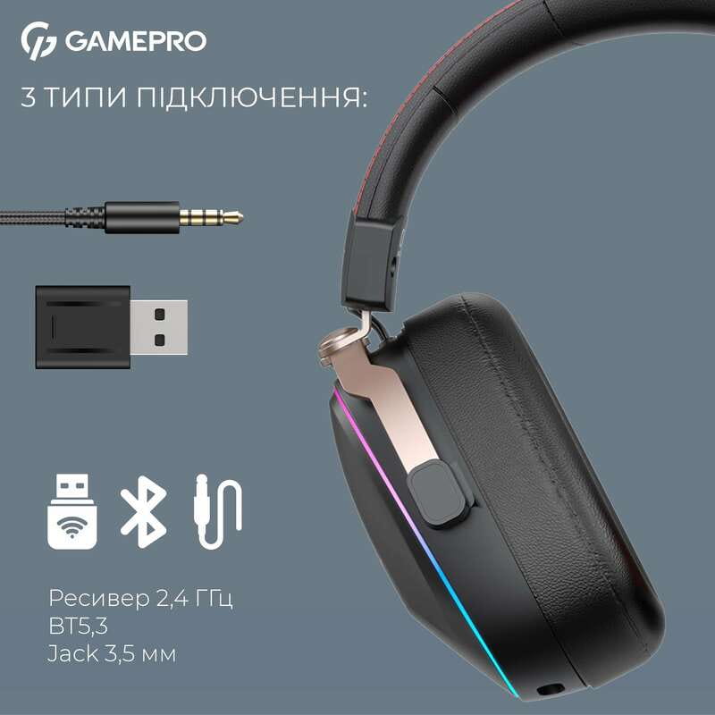 Гарнитура GamePro Asgard Valkyria Black (HSW249B)