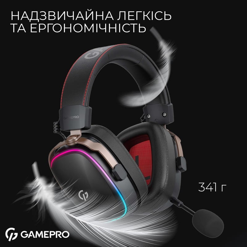Гарнитура GamePro Asgard Valkyria Black (HSW249B)