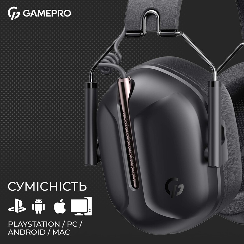 Гарнітура GamePro Genesis Hunter Black (HS1350B)