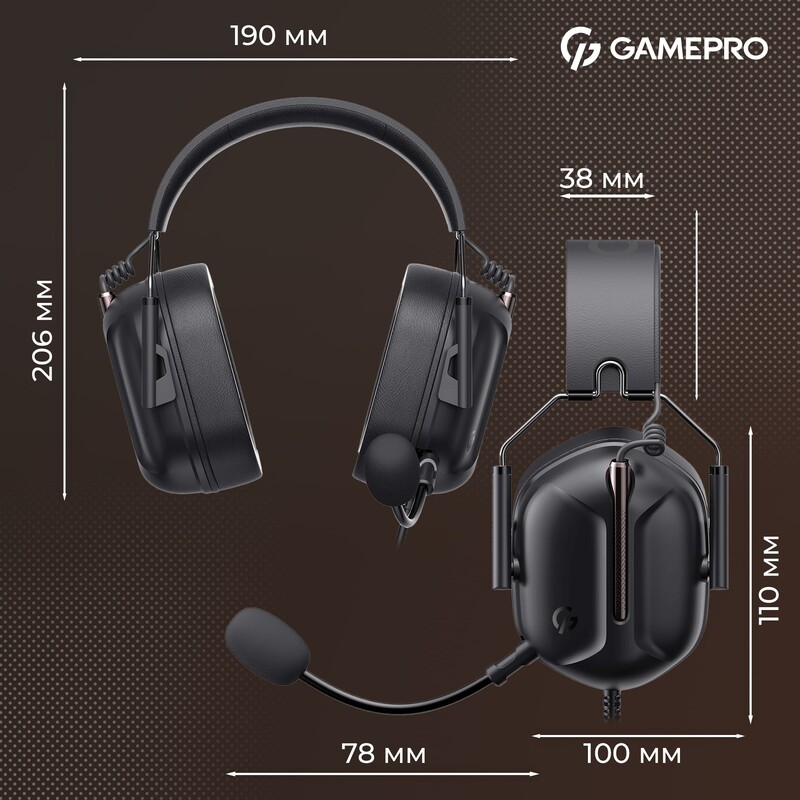 Гарнітура GamePro Genesis Hunter Black (HS1350B)