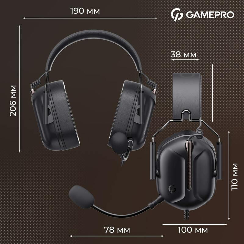 Гарнитура GamePro Genesis Hunter Black (HS1350B)