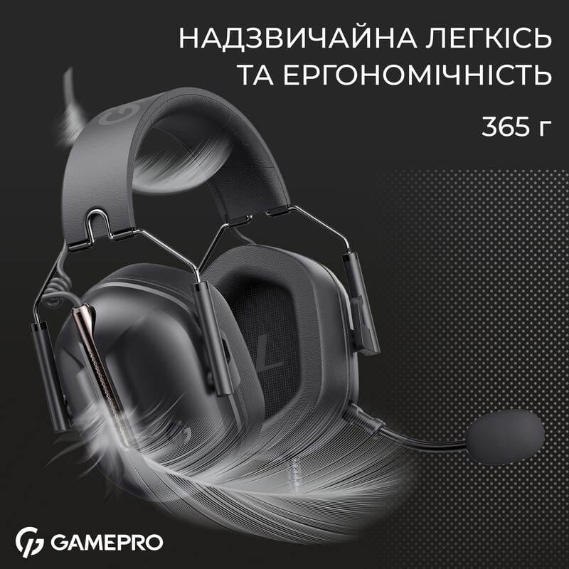 Гарнитура GamePro Genesis Hunter Black (HS1350B)