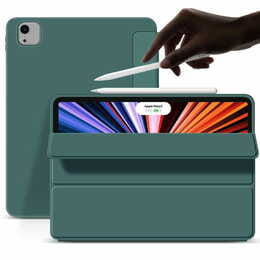 Чeхол BeCover Tri Fold Soft TPU Silicone для Apple iPad Air 13" M2 2024 Dark Green (711470)