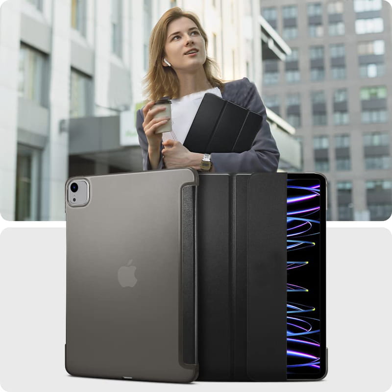 Чeхол BeCover Tri Fold Hard для Apple iPad Air 13" M2 2024 Black (711471)