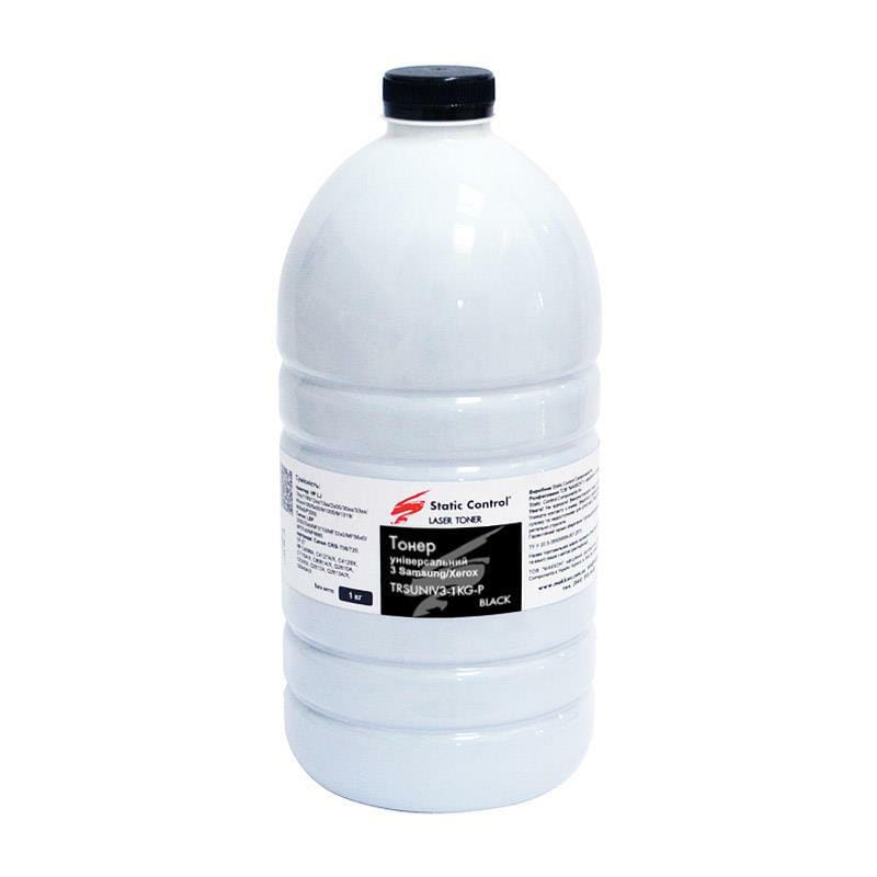 Tонер SCC (TRSUNIV3-1KG-P) Samsung/Xerox универсальный Black 1000г