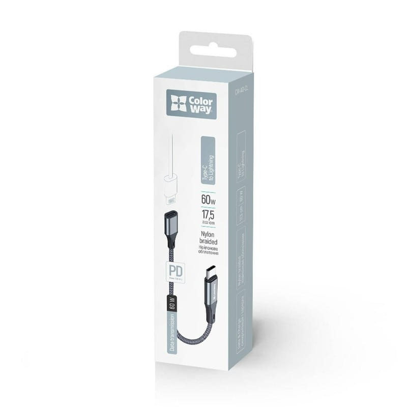 Адаптер Colorway USB-C - Lightning (CW-AD-CL)