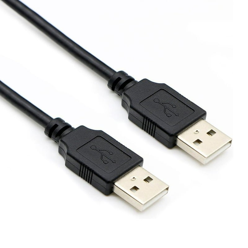 Кабель Colorway USB - USB V 2.0 (M/M), 1 м, Black (CW-CBUU071-BK)