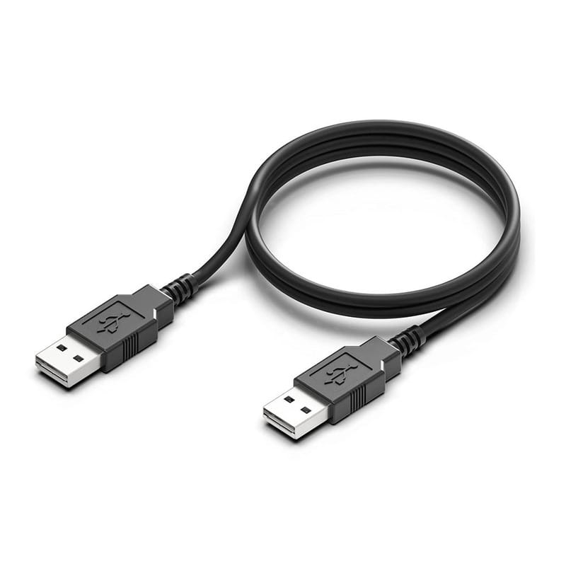 Кабель Colorway USB - USB V 2.0 (M/M), 1 м, Black (CW-CBUU071-BK)