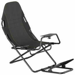 Крісло-кокпіт із кріпленням для керма, педалей та коробки передач GamePro RS400B Black