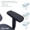 Фото - Кресло офисное OfficePro Atlas OC630-B-DG-DG Black/Dark Gray | click.ua