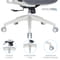 Фото - Кресло офисное OfficePro Atlas OC630-W-DG-DG White/Dark Gray | click.ua