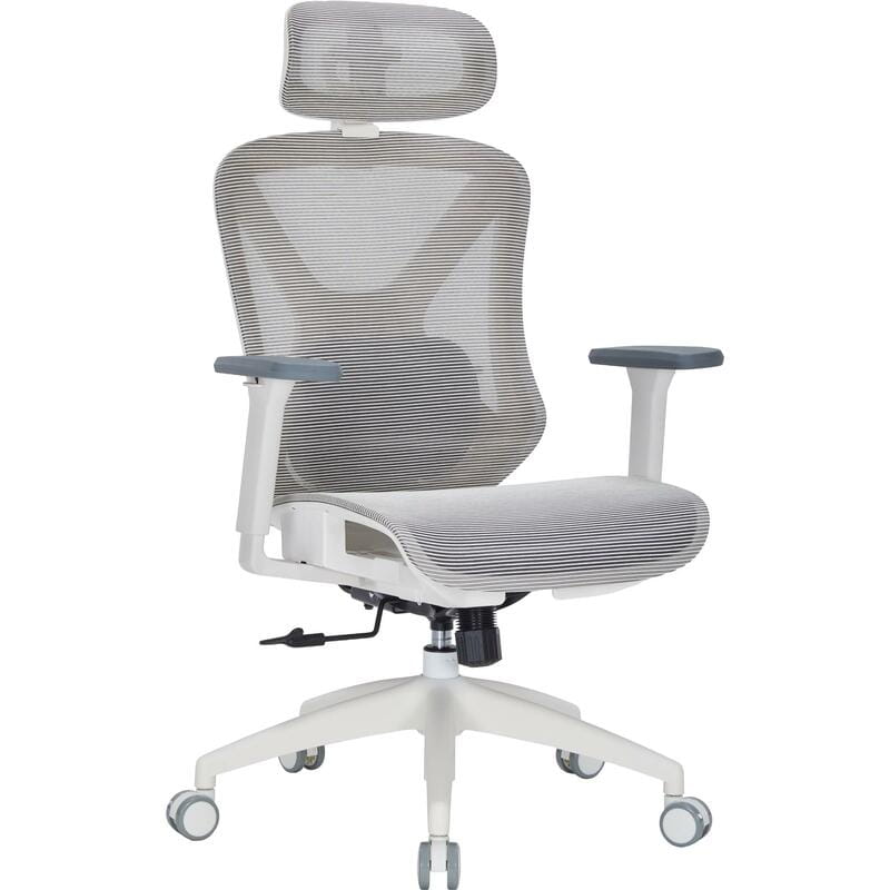 Кресло офисное OfficePro Atlas OC630-W-LG-LG White/Light Gray