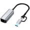 Фото - Мережевий адаптер ColorWay USB-A/USB-С 3.0 - RJ45 (CW-AD-CRG) | click.ua